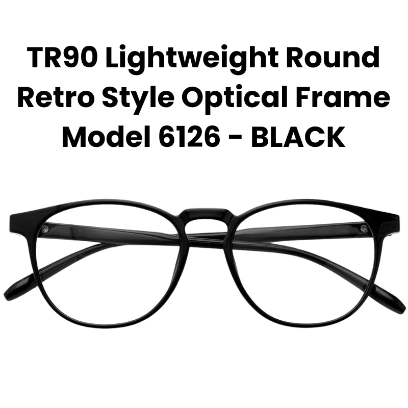 Round Retro Style Optical Frame – Model 6126