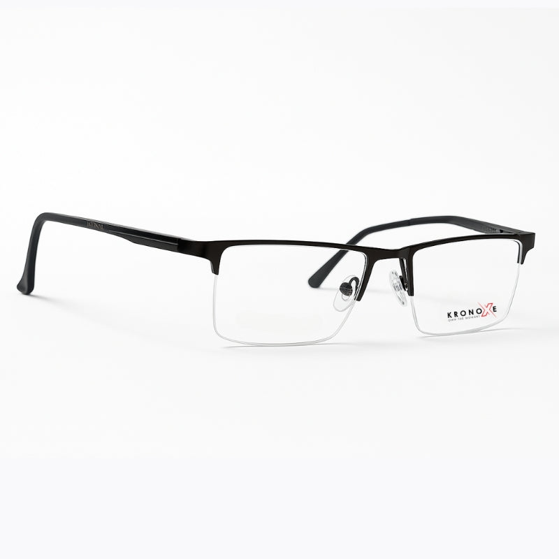 Half Rimless Metal High Quality Eyeglasses Frame - Model: H3285