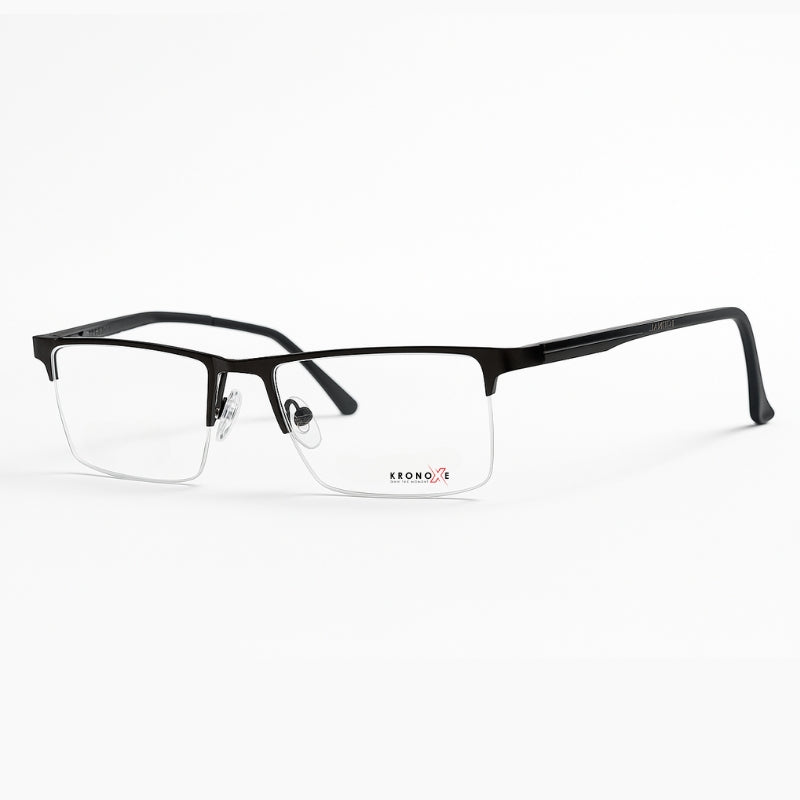 Half Rimless Metal High Quality Eyeglasses Frame - Model: H3285