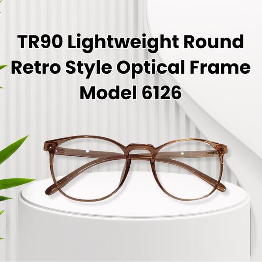 Round Retro Style Optical Frame – Model 6126