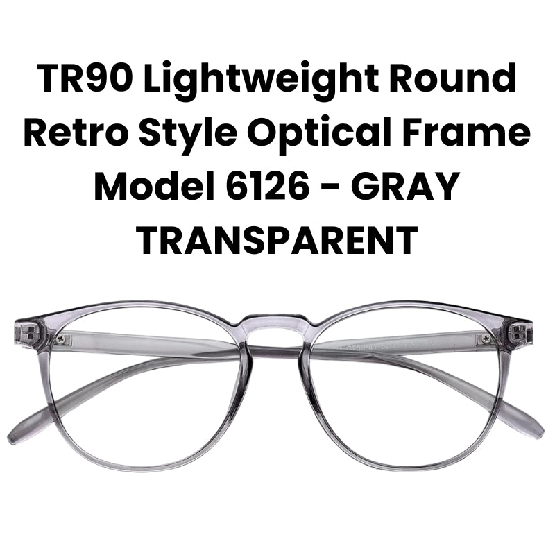 Round Retro Style Optical Frame – Model 6126