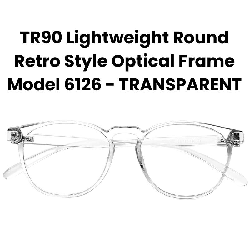 Round Retro Style Optical Frame – Model 6126