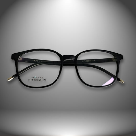 Rectangular Berlin Style Optical Frame – Model 6174