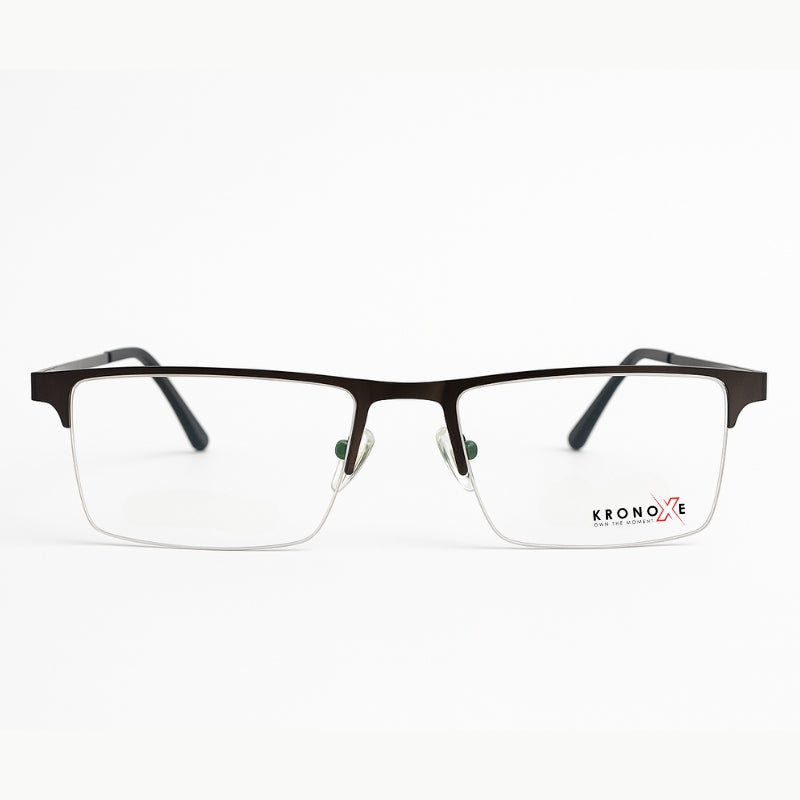 Half Rimless Metal High Quality Eyeglasses Frame - Model: H3285