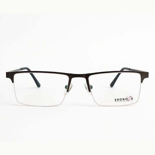 Half Rimless Metal High Quality Eyeglasses Frame - Model: H3285