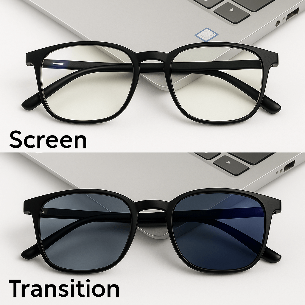 Rectangular Berlin Style Optical Frame – Model 6174