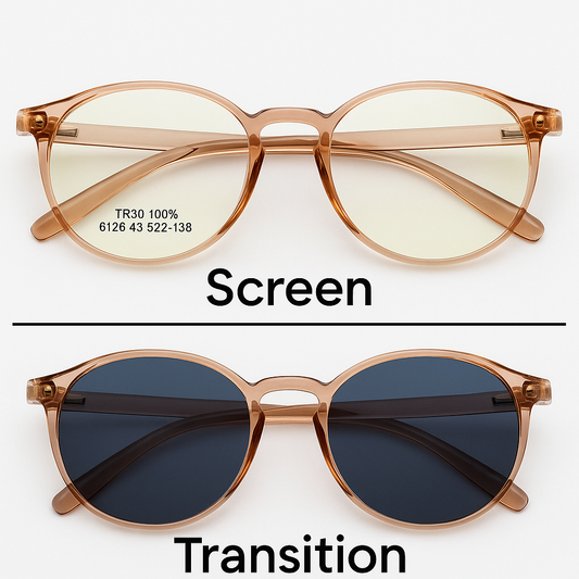 Round Retro Style Optical Frame – Model 6126