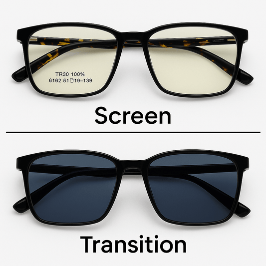 Rectangular Antique Style Optical Frame – Model 6102
